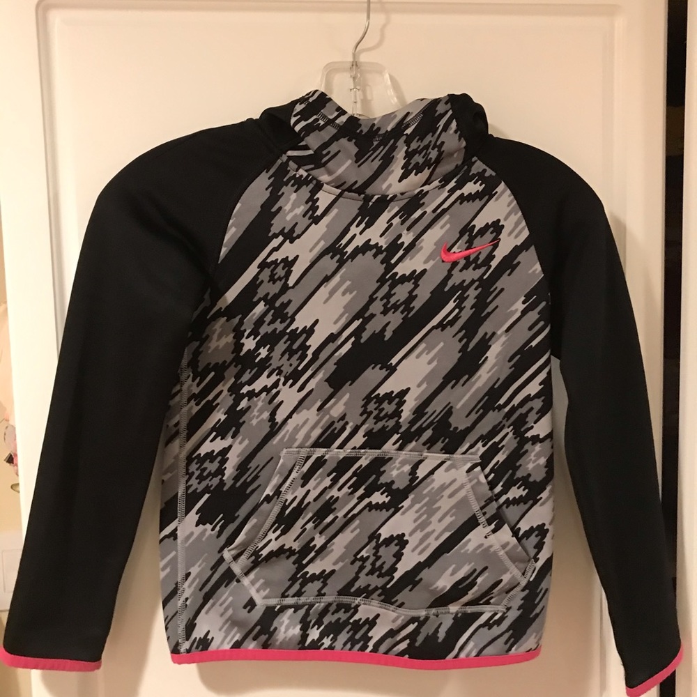 Nike sports top with hood